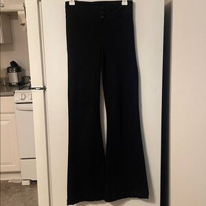 PAIGE Europe Size 25 Boss Black Genevieve‎ Corset Pant